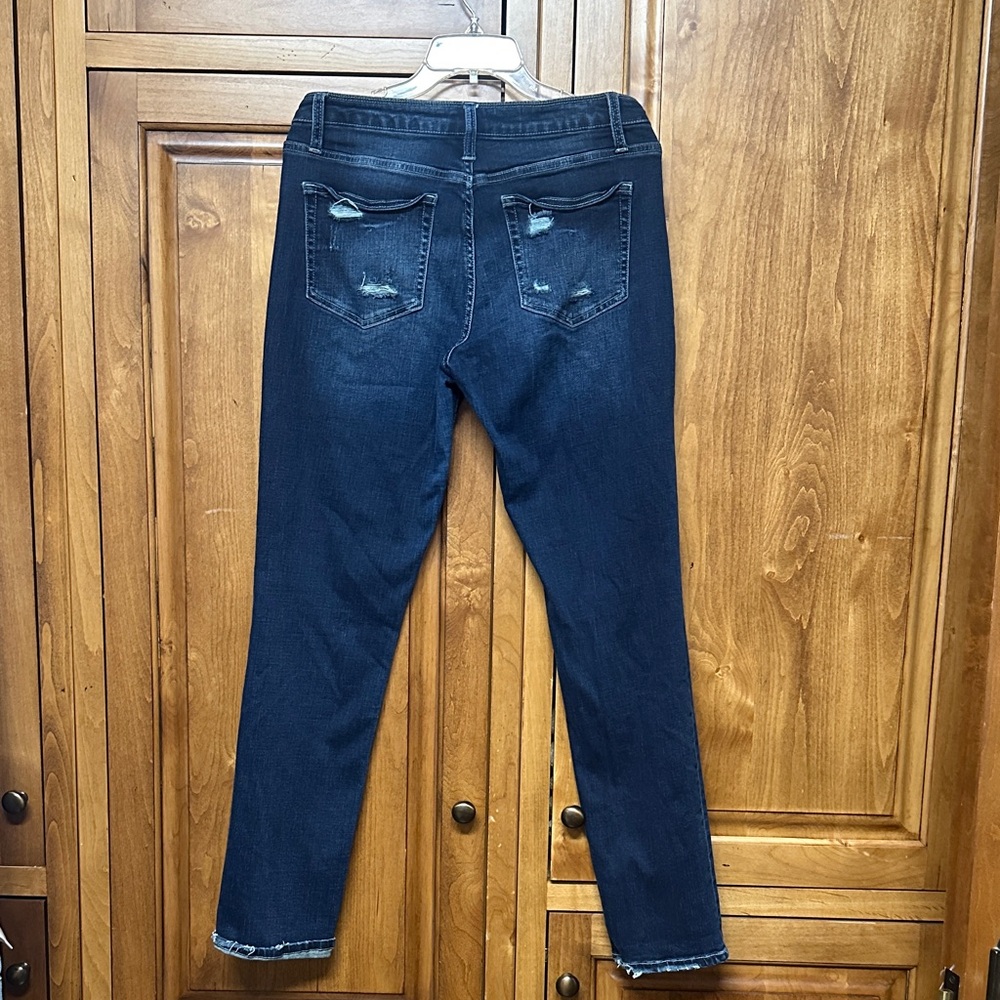 Dark Blue daytrip Distressed Women Jeans